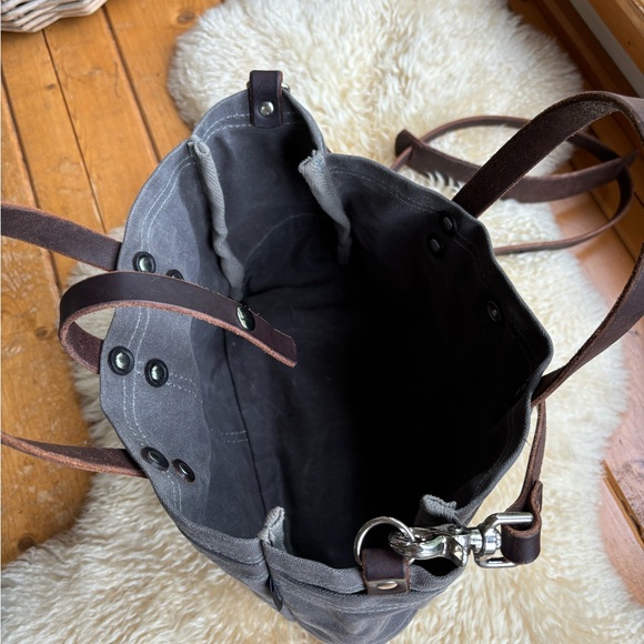 Wheeler Waxed Canvas and Leather Tool Bag - Picture 6 of 13